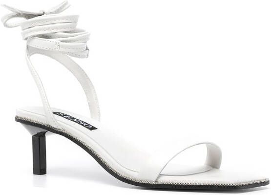 Senso Jessica tie-fastening sandals White