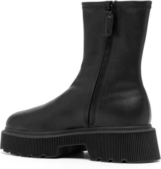 Senso Jonas 45mm round-toe boots Black