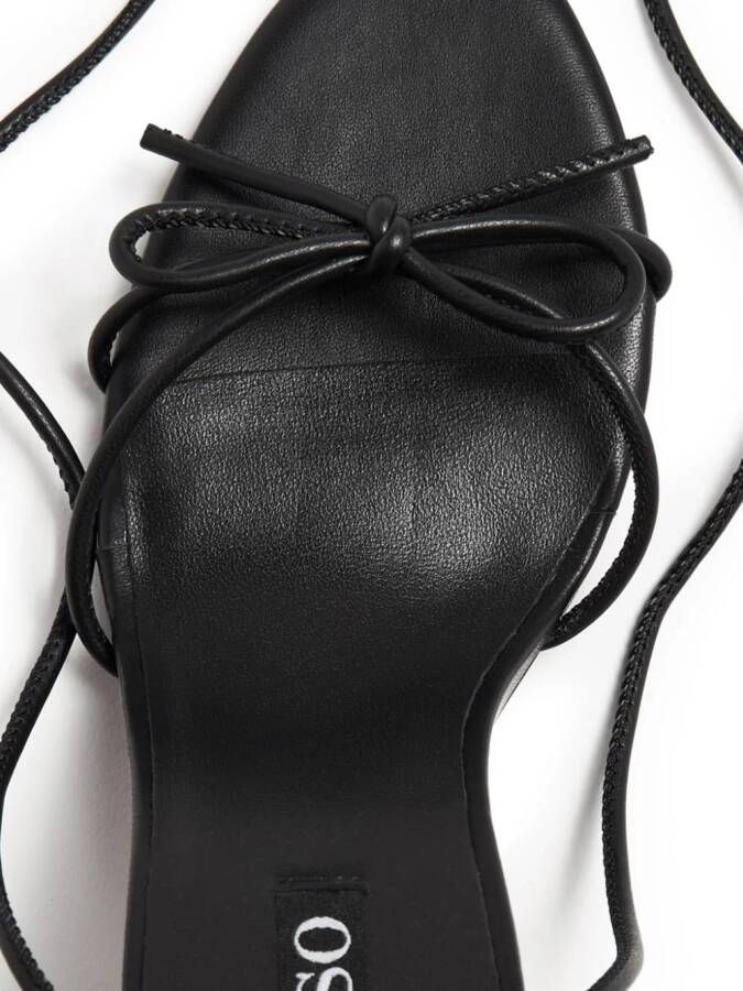 Senso Kalani leather sandals Black