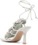 Senso Karli 90mm floral-appliqué sandals White - Thumbnail 3