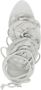 Senso Karli 90mm floral-appliqué sandals White - Thumbnail 4