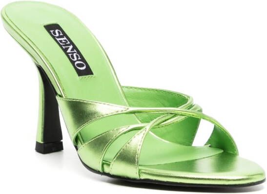 Senso Kashaya 90mm open-toe sandals Green