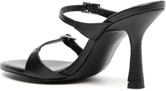 Senso Kira 90mm open-toe sandals Black