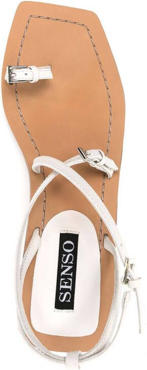 Senso Laven leather sandals White