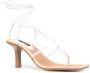 Senso Maya 70mm lace-up sandals White - Thumbnail 2