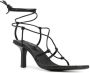 Senso Maya ankle-tie sandals Black - Thumbnail 2