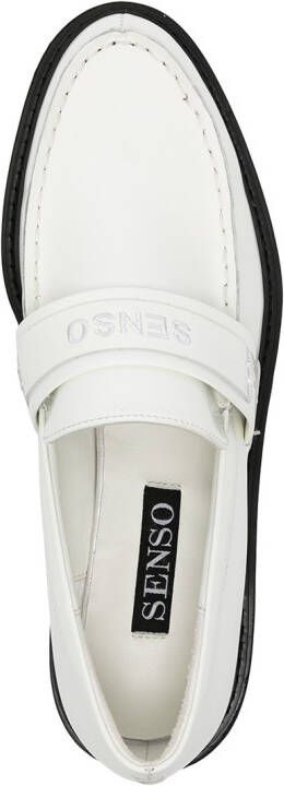Senso Met I leather loafers White