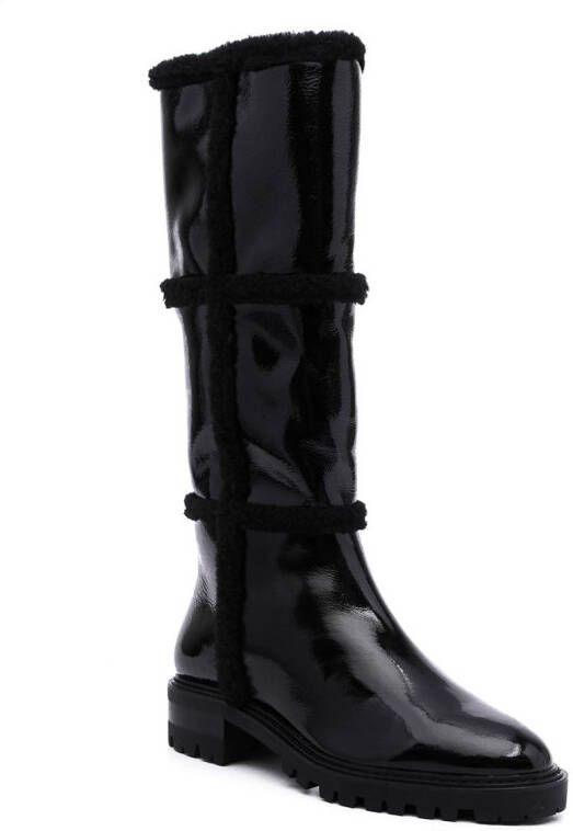 Senso Minnie II patent leather boots Black