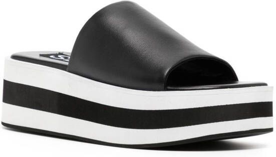 Senso Morgan platform sandals Black