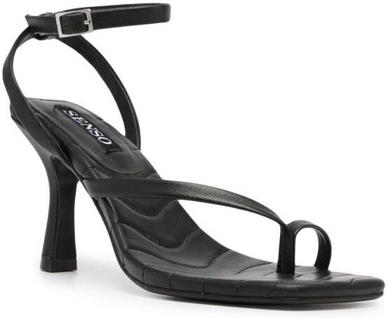 Senso Neama leather sandals Black