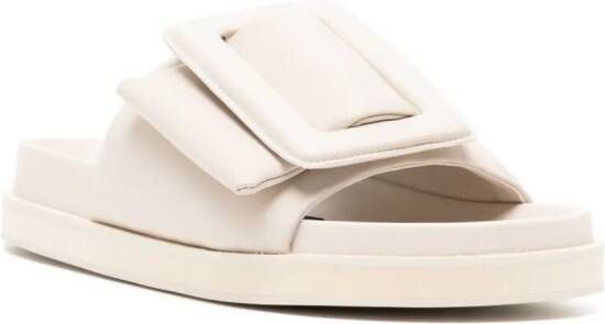 Senso Nola buckle-strap leather sandals Neutrals