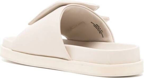 Senso Nola buckle-strap leather sandals Neutrals