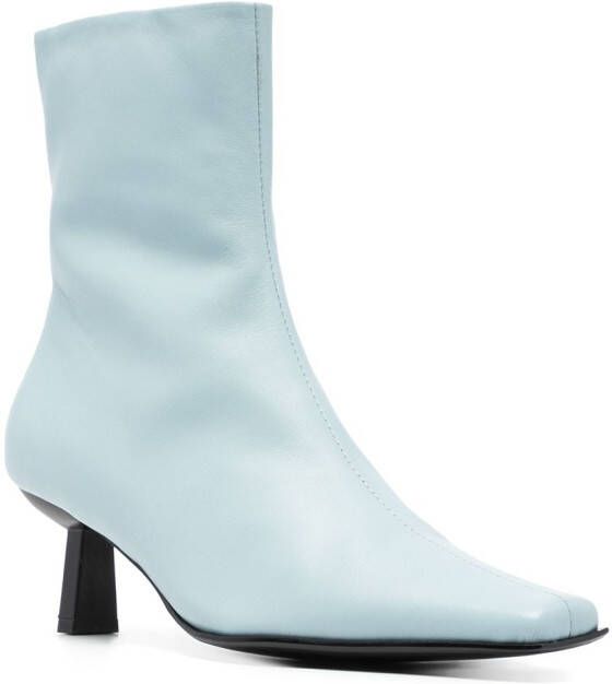 Senso Orly heeled leather boots Blue
