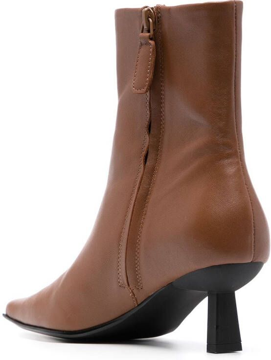 Senso Orly heeled leather boots Brown