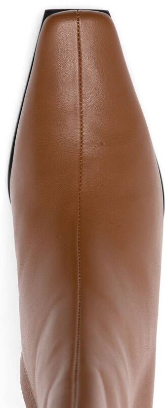 Senso Orly heeled leather boots Brown