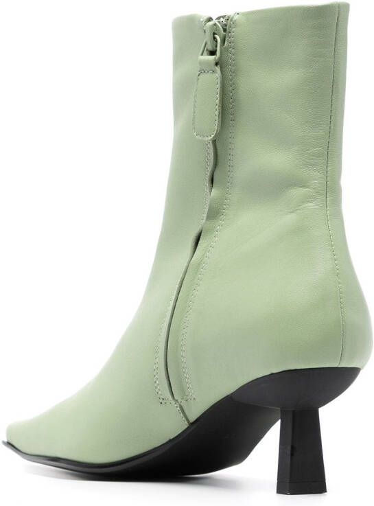 Senso Orly heeled leather boots Green
