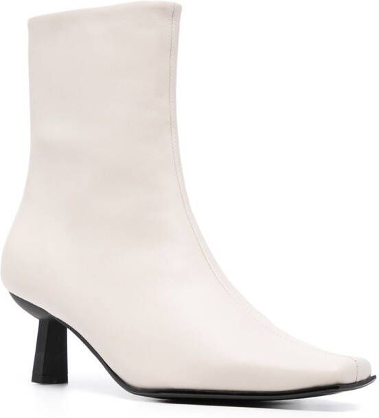 Senso Orly heeled leather boots White