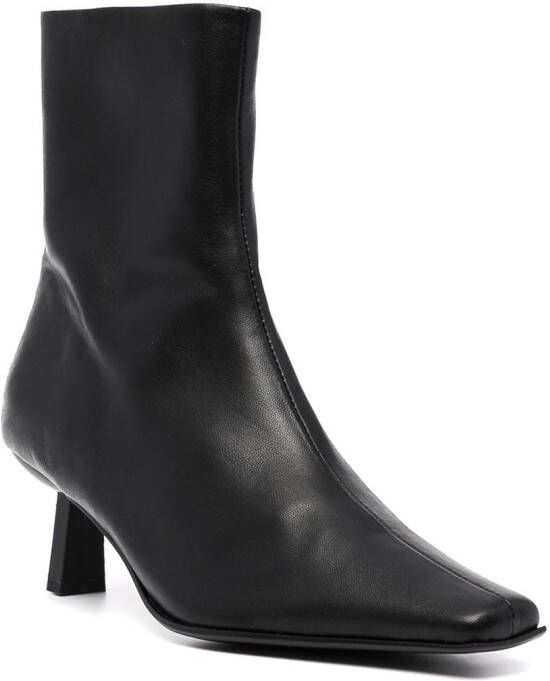 Senso Orly kid leather boots Black