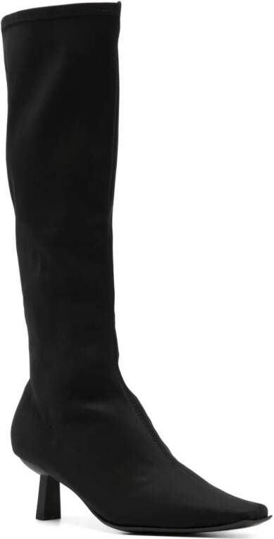 Senso Otis 60mm knee-high boots Black