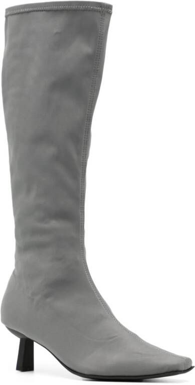 Senso Otis 60mm point-toe boots Grey