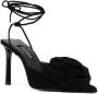 Senso Ottilie 90mm lace-up suede sandals Black - Thumbnail 2