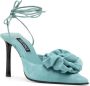 Senso Ottilie 95mm suede lace-up sandals Blue - Thumbnail 2