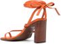 Senso Pica leather sandals Orange - Thumbnail 3