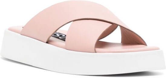 Senso Pippi I crossover platform sandals Pink