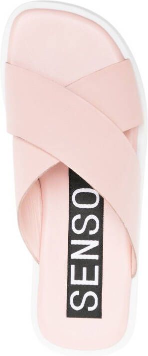Senso Pippi I crossover platform sandals Pink