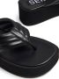 Senso Reese platform leather flip-flops Black - Thumbnail 4