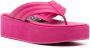 Senso Reese platform leather flip-flops Pink - Thumbnail 2