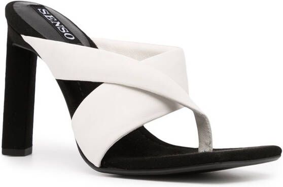 Senso Sofie IV leather sandals White