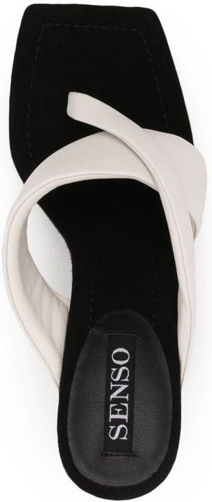 Senso Sofie IV leather sandals White