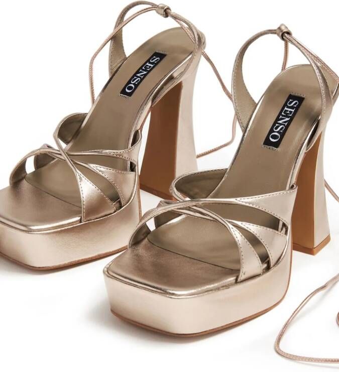 Senso Tahlia leather sandals Gold