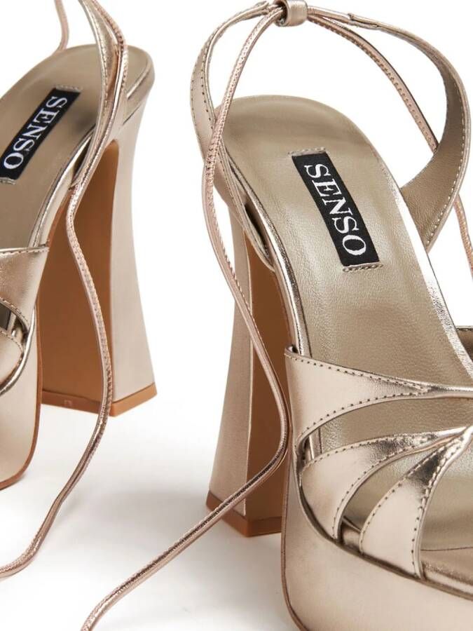 Senso Tahlia leather sandals Gold