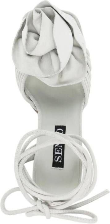 Senso Taya 135mm suede sandals Grey