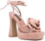 Senso Taya 135mm suede sandals Pink - Thumbnail 2