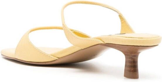 Senso Taylah 40mm leather sandals Yellow