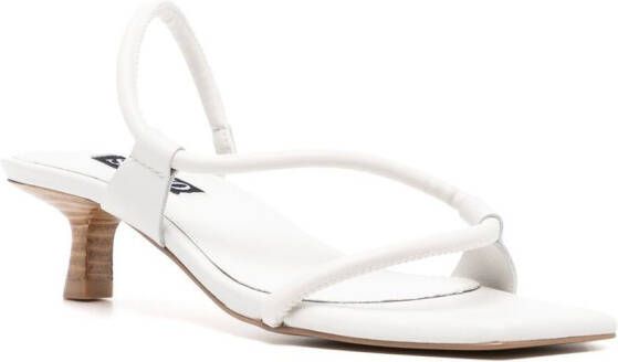 Senso Teyana kitten heel sandals White
