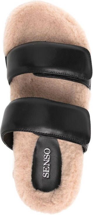 Senso Theo I leather sandals Black