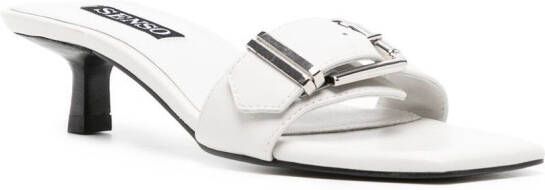 Senso Tommie buckle-detail sandals White