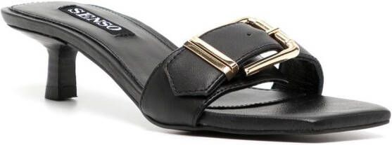 Senso Tommie leather sandals Black