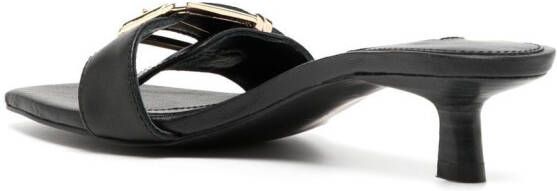 Senso Tommie leather sandals Black