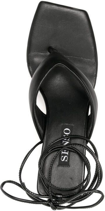 Senso Ultima 80mm flip-flop sandals Black