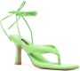 Senso Ultima 80mm flip-flop sandals Green - Thumbnail 2