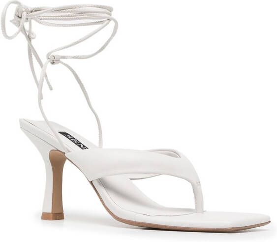 Senso Ultima 80mm flip-flop sandals White