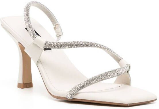 Senso Umee 90mm open-toe sandals Silver