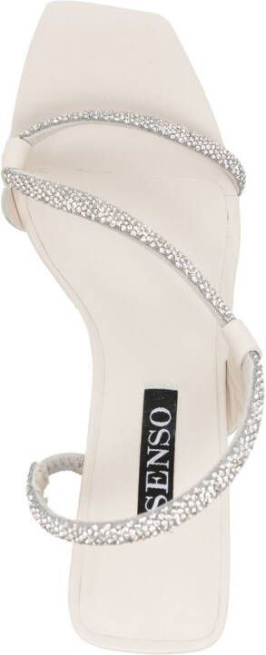 Senso Umee 90mm open-toe sandals Silver