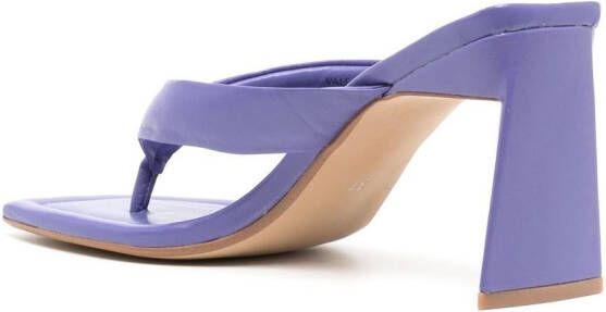 Senso Vale square-toe 85mm sandals Purple