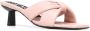 Senso Wonda 50mm cross-strap mules Pink - Thumbnail 4